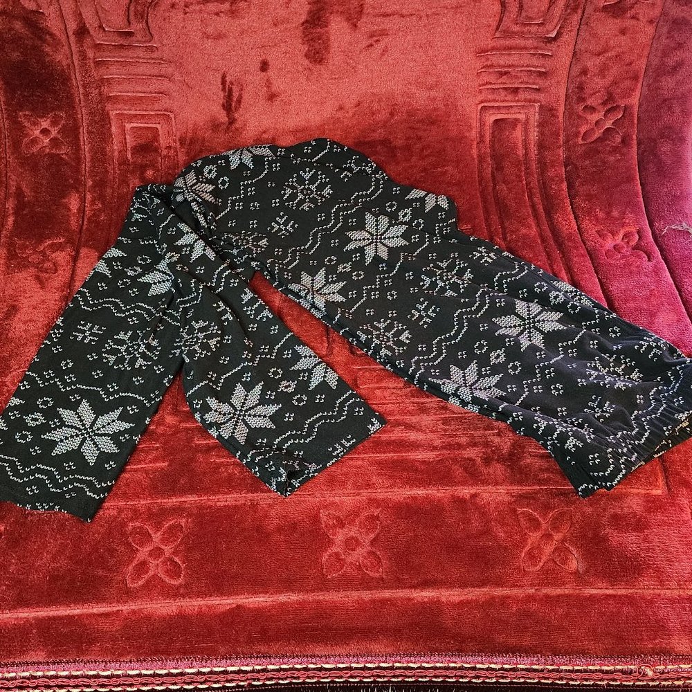 VIV Collection gray black and white legging pant size xlarge